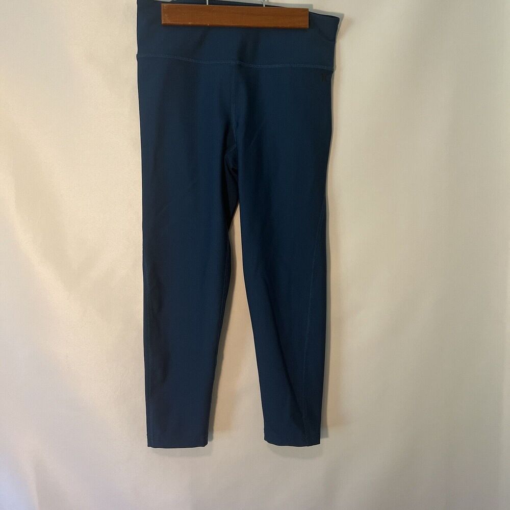 Hurley Womens Size Small Hybrid Teal Leggings Pants Quick Dry Sport UPF 50+ Crop